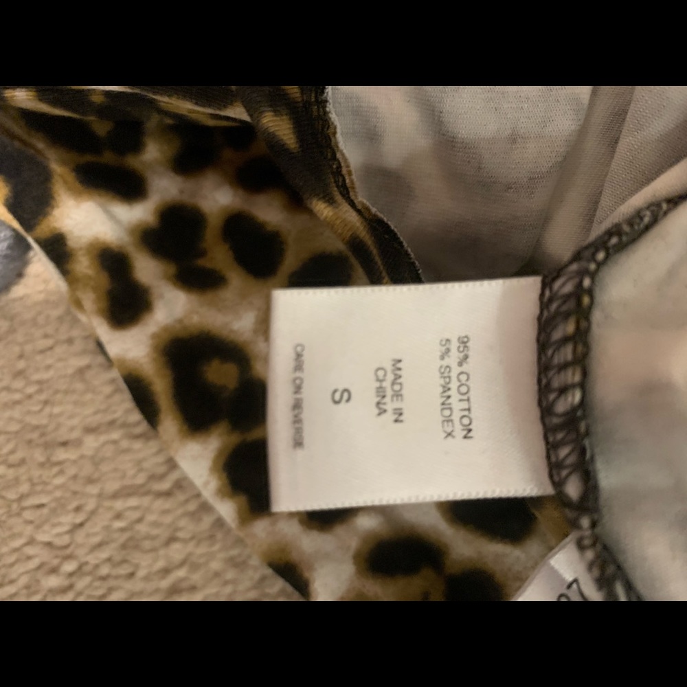 Leopard print bodycon dress! Never worn.